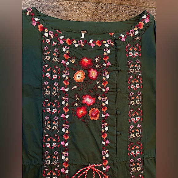 Free People Dress - Size Medium - Forest Green - Picture 9 of 16